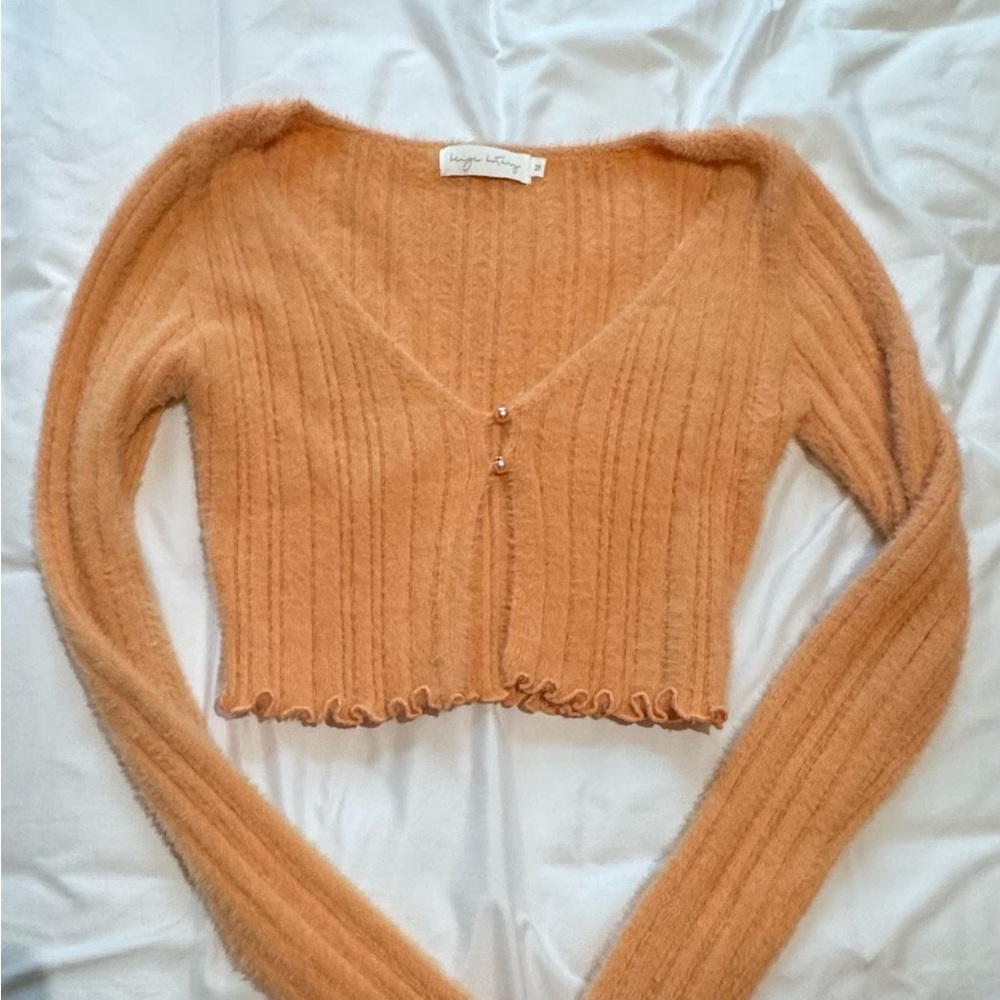 Cozy Orange Sweater